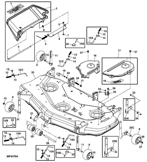 John Deere X Mower Deck Parts Diagram Heat Exchanger Spare Parts