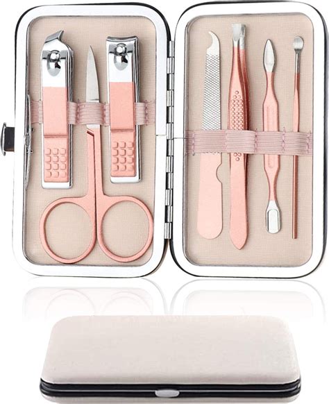 Nail Clipper Manicure Set 7 In 1 Stainless Steel Professional Pedicure