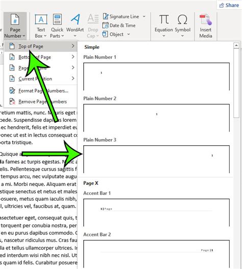 How To Put Page Numbers At The Top Right In Microsoft Word Support