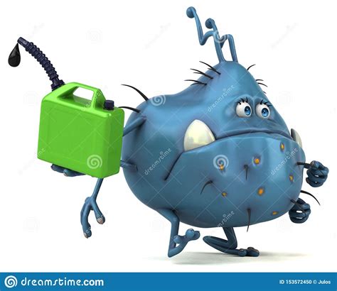 Fun Germ 3d Illustration Stock Illustration Illustration Of