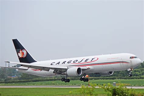 C Gcij Cargojet Airways Boeing 767 300erf At Hamilton Ontario