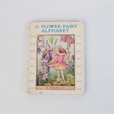 Original Flower Fairy Alphabet Letter A Apple Blossom Cicley Etsy