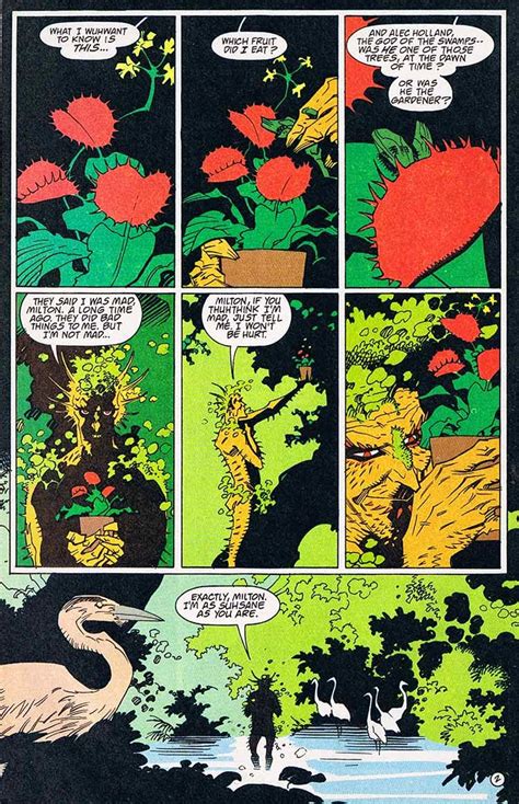 The Great Comic Book Heroes Mike Mignolas Swamp Thing Annual Pages