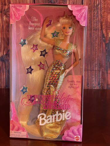 Sealed Vintage 1995 Jewel Hair Mermaid Barbie 14586 Nrfb Ebay