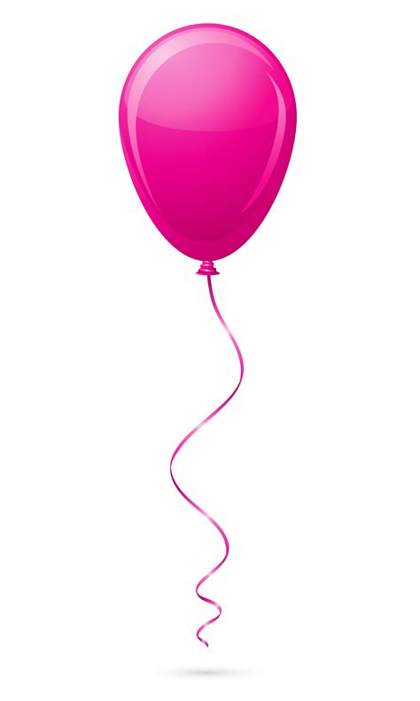 Pink Balloon Vector Illustration 542425 Vector Art At Vecteezy