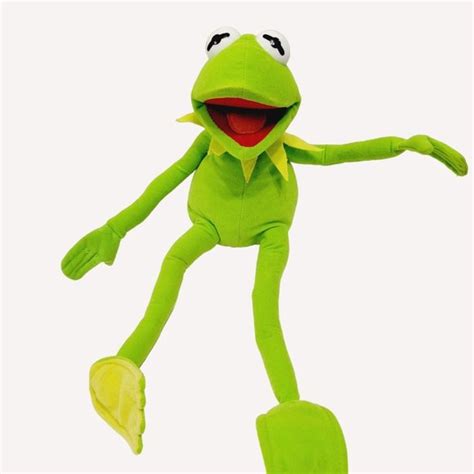 Nanco Toys Vtg Kermit The Frog Jim Hensons Muppets Plush Poseable