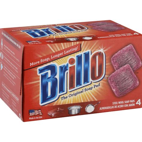 Brillo Soap Pads Steel Wool Cleaning Tools And Sponges Midway Iga