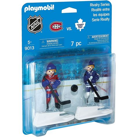 Set de figuras de hockey MTL vs TOR de la serie Rivalry de la NHL de