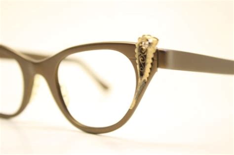 Unused Brown Aluminum Tura Cat Eye Glasses New Old Stock Etsy