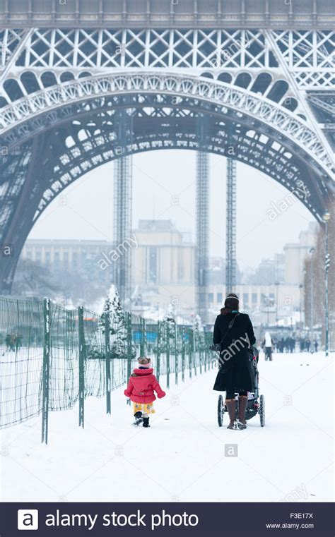 Eiffel Tower Snow Stock Photos And Eiffel Tower Snow Stock Images Alamy