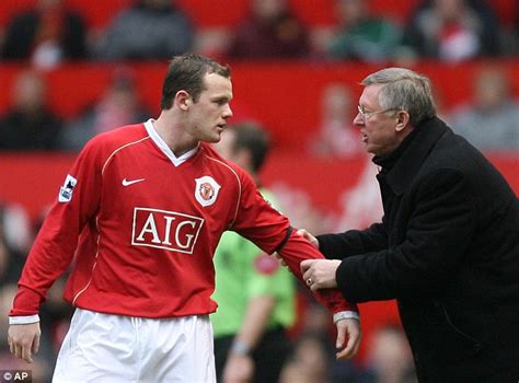 wayne rooney has buried the hatchet with incredible sir alex ferguson daily mail online
