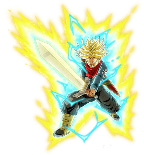 Future Trunks Ssj2 Render 3 Dokkan Battle By Maxiuchiha22 Dragon