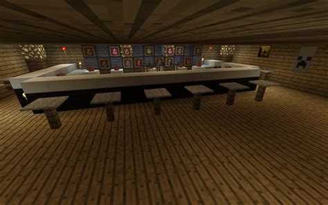 How To Build A Bar In Minecraft