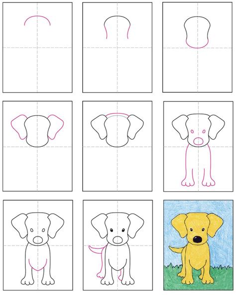 Https://techalive.net/draw/art How To Draw A Dog