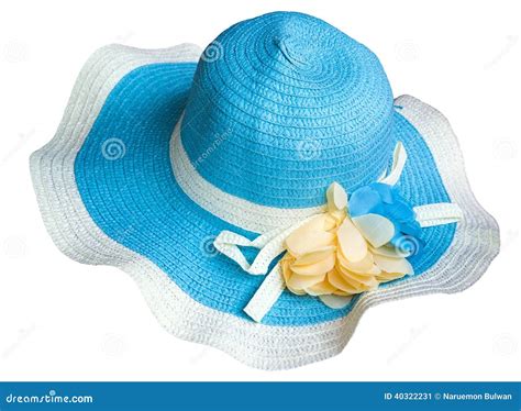 Blue Hat Stock Image Image Of Accessories Trendy Elegance 40322231