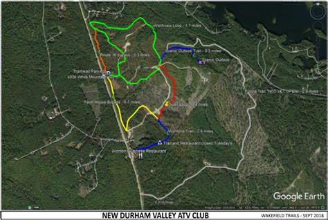 Trail Maps New Durham Valley Atv Club Trail Maps Atv