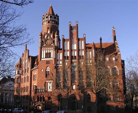 The Brick Gothic Revival Town Hall Of Schmargendorf In Berlin Germany