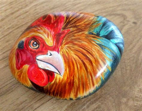 50 Easy Diy Chicken Painted Rocks Ideas 7 Painted Rock Animals