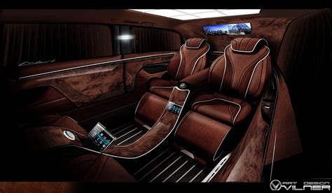 Luxury Mercedes Vito Interior On Behance Custom Car Interior Car