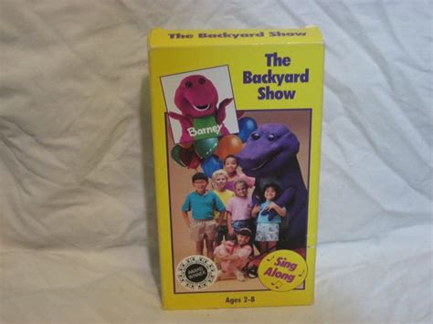 Barney The Backyard Show Vhs 1988 Backyards Kid And The Ojays