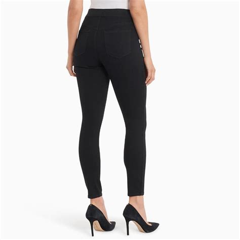 Nine West Jeans Womens Pull On Skinny Crop Black Hem Heidi Pants Sz 6 Nwt Ebay