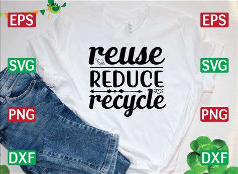 Reuse Reduce Recycle Svg Design Graphic By Design House · Creative Fabrica