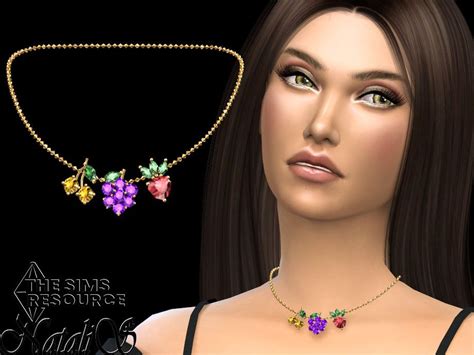Sims 4 Cc Beaded Necklace 25 Designs Maxis Match