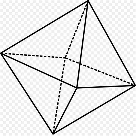 Octaedro Octaédrica Geometria Molecular Matemática Png Transparente