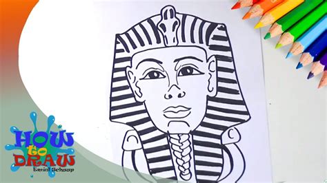 How To Draw A Pharaoh Como Dibujar Faraón Hoe Teken Je Een Farao