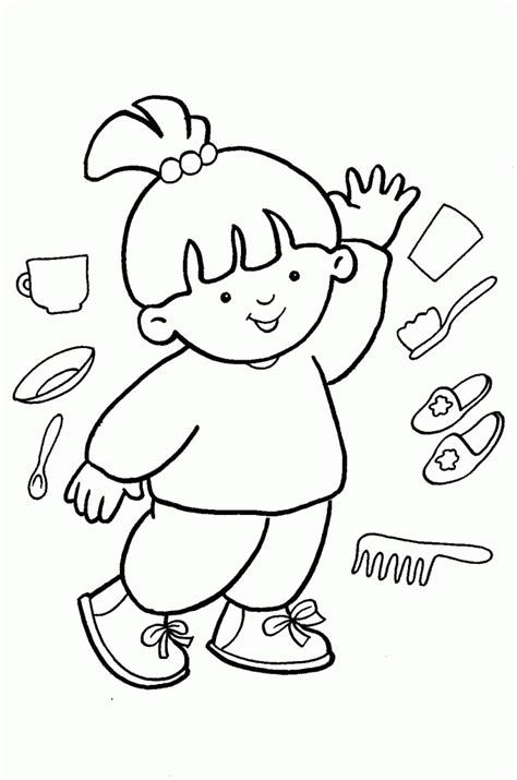 Body Parts Coloring Pages - Coloring Home