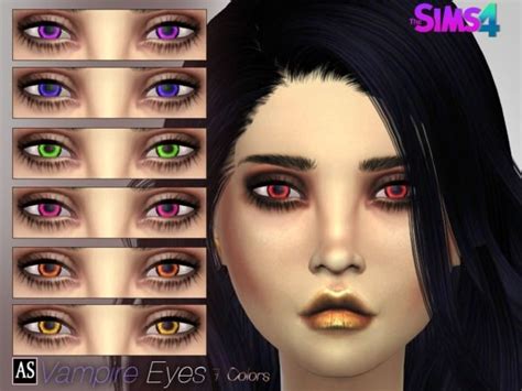 The Sims Resource Vampire Eyes By Alexandrasine Sims 4 Downloads