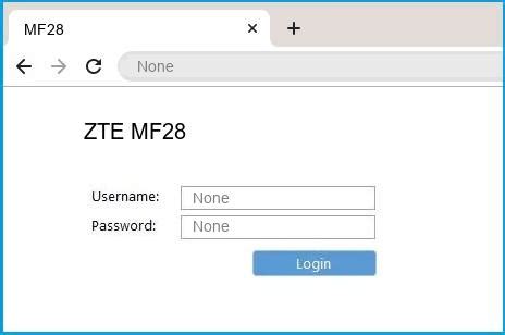 You can also download user guides in pdf format for many router brands and models. ZTE MF28 Router login and password