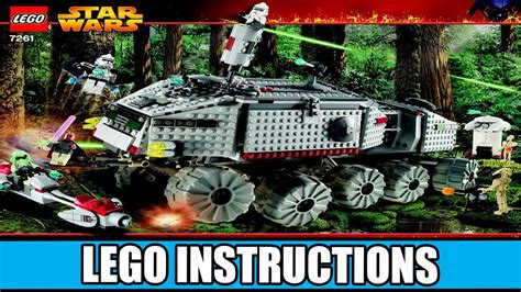Lego 7261 Instructions Episode Iii Clone Turbo Tank Star Wars
