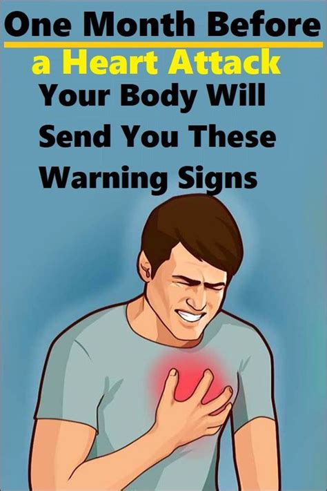 One Month Before A Heart Attack Your Body Will Send You These Warning