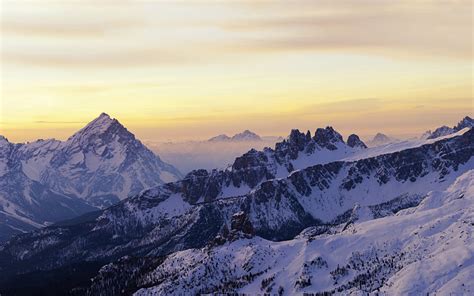 Italian Dolomites At Sunrise Windows 10 Hd Wallpaper Preview