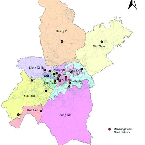 Administrative Districts Of Wuhan City China Download Scientific