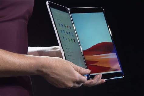 Neo Et Duo Microsoft Voit Le Futur De Surface Sur Deux écrans