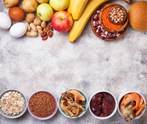 Healthy Products Sources Of Carbohydrates Stock Photo By ©yulianny