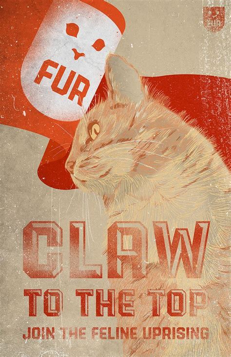 Neo Communist April Fools Cat Propaganda By Ryan Ford Via Behance