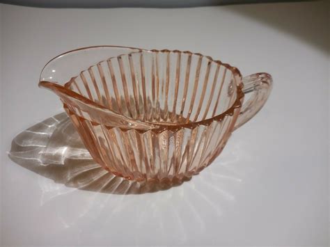 Queen Mary Pink Anchor Hocking Creamer Vintage Depression Glass X Other