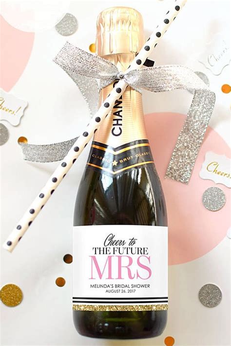 30 Bridal Shower Favors For Any Budget In 2020 Wedding Forward Bridal Shower Champagne