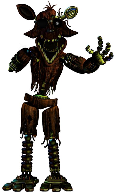 Fnaf 3 Phantom Foxy Full Body By Enderziom2004 On Deviantart