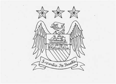 Guuhdesenhos Como Desenhar Escudo Do Manchester City
