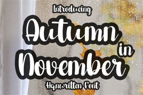 Autumn In November Font By Inermedia Studio · Creative Fabrica