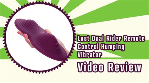 Lust Dual Rider Remote Control Humping Vibrator Video Review By Bettys Toy Box 1 Bestseller