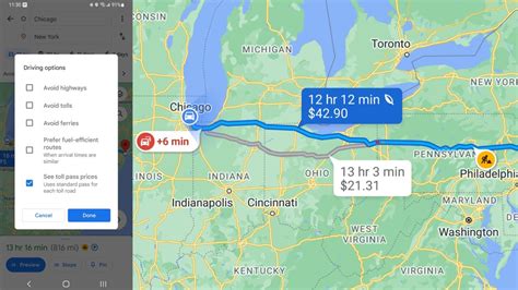 Road Trip Google Maps Can Now Tell You How Much You Ll Pay In Tolls