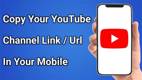 How To Find Your Youtube Channel Link Copy Url In Your Mobile Easily