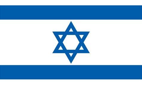It portrays a blue hexagram on a white contextual, between two horizontal blue bands. Israel Flag Pictures