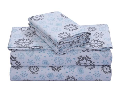 Luxury Full 100 Cotton 4 Piece Flannel Sheets Set Deep Pocket Warm