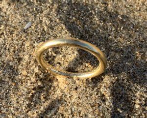 The coins did not look like genuine roman currency. Lost Gold Wedding Ring in the Sand at Hermosa Beach, CA ...